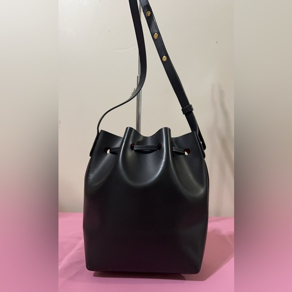Mansur Gavriel Leather Bucket Bag - Picture 2 of 15